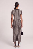 Patterned Sweater Dress