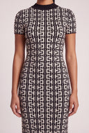 Patterned Sweater Dress