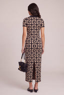 Patterned Sweater Dress
