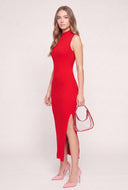 Mock Neck Sweater Dress