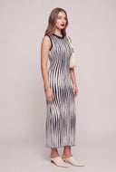 Patterned Maxi Sweater Dress