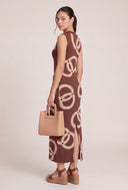Patterned Maxi Sweater Dress