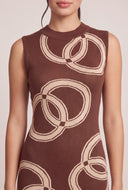 Patterned Maxi Sweater Dress