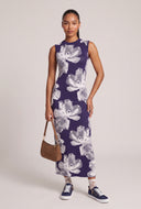 Patterned Maxi Sweater Dress