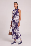 Patterned Maxi Sweater Dress