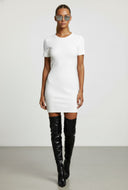 Sadie Ribbed Short Sleeve Bodycon Mini Dress