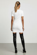 Sadie Ribbed Short Sleeve Bodycon Mini Dress
