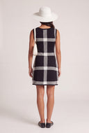 Windowpane Mini Dress
