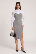Layered Look Sweater Dress