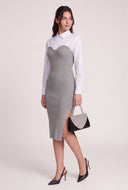 Layered Look Sweater Dress