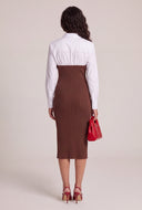 Layered Look Sweater Dress