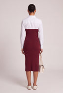 Layered Look Sweater Dress
