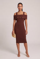 Cold Shoulder Midi Dress