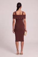 Cold Shoulder Midi Dress