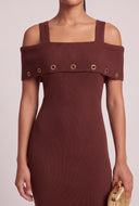 Cold Shoulder Midi Dress