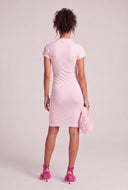 Ruched Short Sleeve Dress