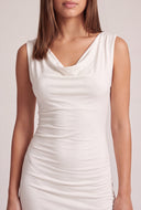Cowl Neck Sleeveless Dress