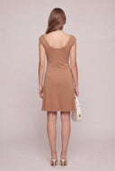 Cowl Neck Sleeveless Dress