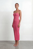 Kensley Square Neck Side Slit Cami Dress