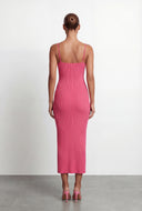 Kensley Square Neck Side Slit Cami Dress