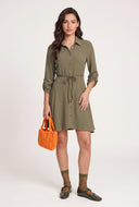 Tie Waist Mini Dress
