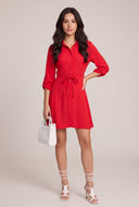 Tie Waist Mini Dress