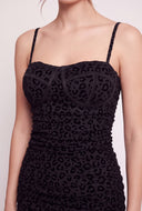 Leopard Bustier Dress