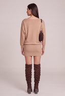 Long Sleeve Sweater Mini Dress