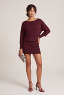 Long Sleeve Sweater Mini Dress