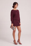 Long Sleeve Sweater Mini Dress
