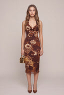 Floral Halter Dress