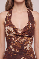 Floral Halter Dress