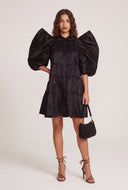 Puff Sleeve Tiered Dress
