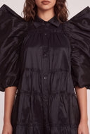Puff Sleeve Tiered Dress