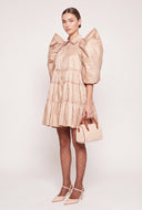 Puff Sleeve Tiered Dress