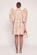 Puff Sleeve Tiered Dress