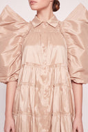 Puff Sleeve Tiered Dress
