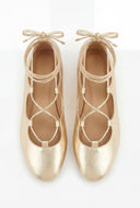 Heaven Lace Up Ballet Flats