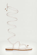 Lace Up Knee High Sandals