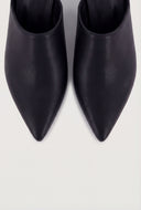 Pointed Toe Low Heel Mules