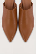 Pointed Toe Low Heel Mules