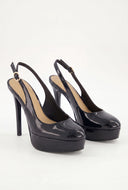 Slingback Platform Pumps