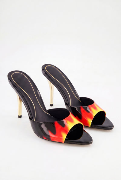Taliah Open Toe Mules