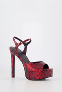 Platform Ankle Strap Stiletto Heels