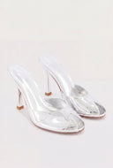 Peep Toe Mule Sandals