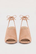 Peep Toe Slingback Heels