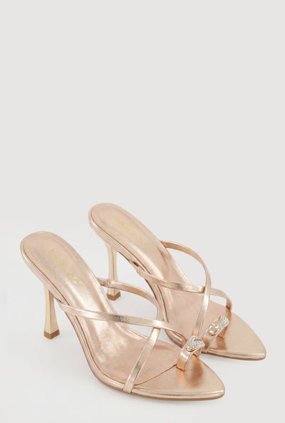 Criss Cross Spool Heels
