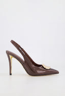 Pointed Toe Slingback Heels