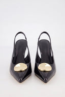 Pointed Toe Slingback Heels