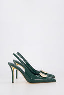Pointed Toe Slingback Heels